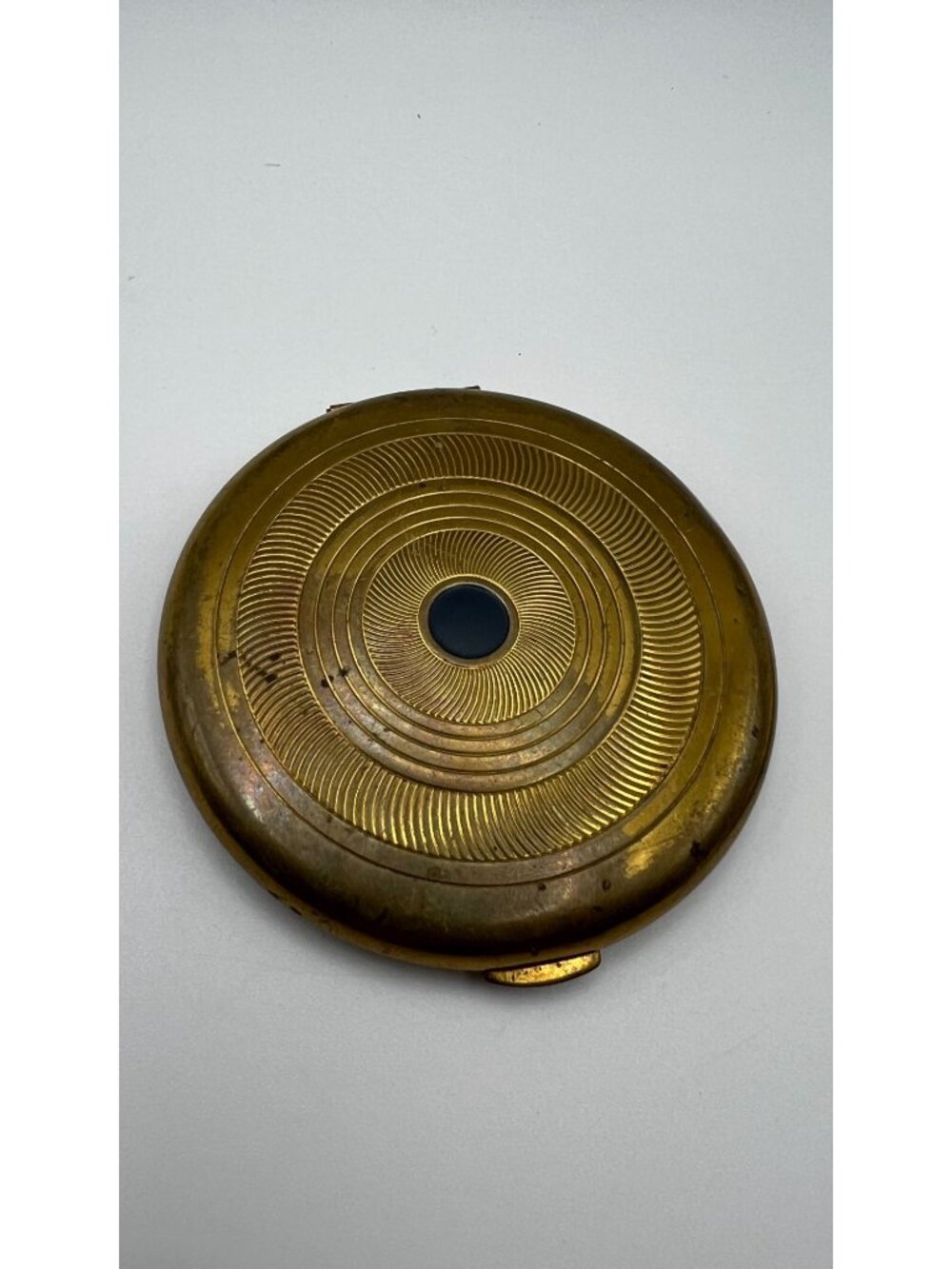 Vintage Coty Airspun Gold Compact Mirror With Powder Puff - Poudre De Beaute - P - Picture 4 of 5